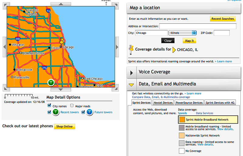 Illustration for article titled Chicago 3G Test: AT&T, Sprint and Verizon